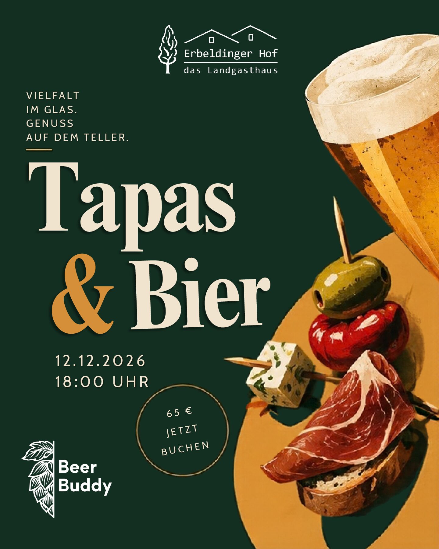Tapas und Bier